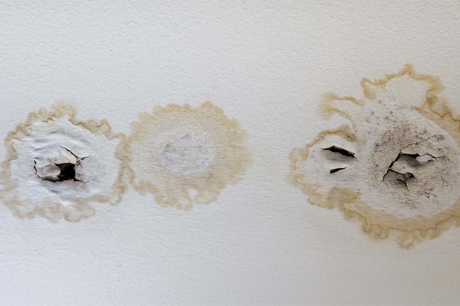Water Stains on Ceiling
