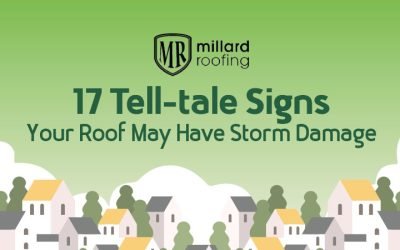 17 Tell-tale Signs Your Roof May Have Storm Damage (Important) Infographic